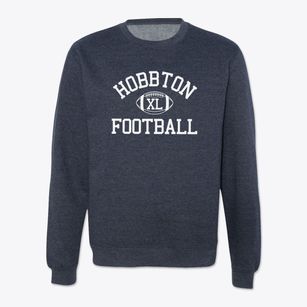 Hobbton High School Classic Football Crewneck Sweatshirt