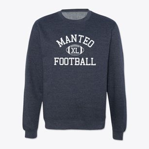 Manteo High School Classic Football Crewneck Sweatshirt