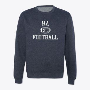 Ha Prep Academy Classic Football Crewneck Sweatshirt