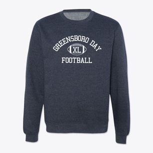 Greensboro Day School Classic Football Crewneck Sweatshirt