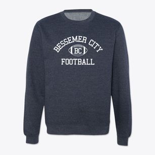 Bessemer City High School Classic Football Crewneck Sweatshirt