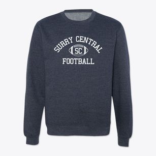 Surry Central High School Classic Football Crewneck Sweatshirt