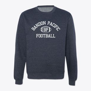 Bandon Pacific Christian School Classic Football Crewneck Sweatshirt