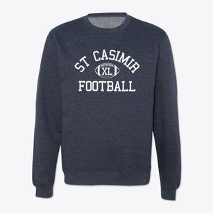 St Casimir Parish Classic Football Crewneck Sweatshirt