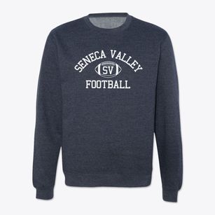 Seneca Valley High School Classic Football Crewneck Sweatshirt