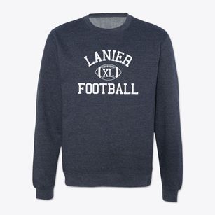 Lanier Junior High School Classic Football Crewneck Sweatshirt