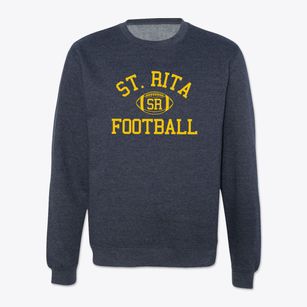 Saint Rita School Classic Football Crewneck Sweatshirt