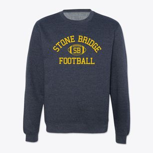 Stone Bridge High School Classic Football Crewneck Sweatshirt