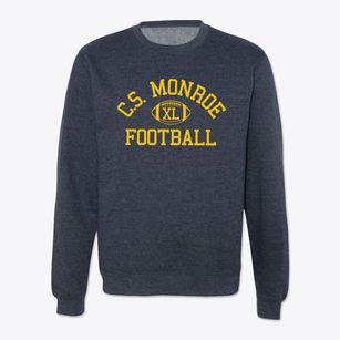 C.s. Monroe Technology Center Classic Football Crewneck Sweatshirt