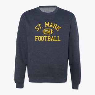 Saint Mark School Classic Football Crewneck Sweatshirt