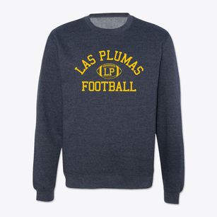 Las Plumas High School Classic Football Crewneck Sweatshirt