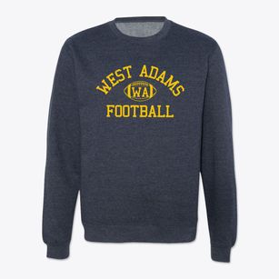 West Adams Classic Football Crewneck Sweatshirt
