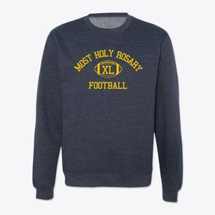 Most Holy Rosary School Classic Football Crewneck Sweatshirt