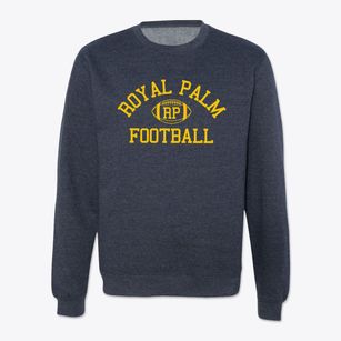 Royal Palm Exceptional Center Classic Football Crewneck Sweatshirt