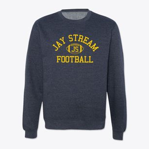 Jay Stream School Classic Football Crewneck Sweatshirt