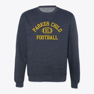 Parker Child Parent Center Classic Football Crewneck Sweatshirt