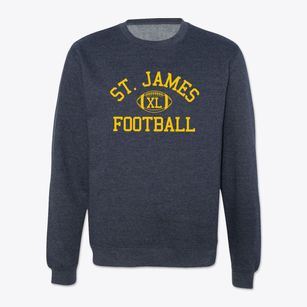 Saint James Lutheran School Classic Football Crewneck Sweatshirt