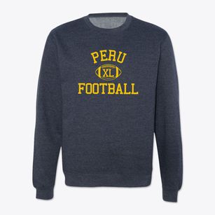 Peru Junior High School Classic Football Crewneck Sweatshirt