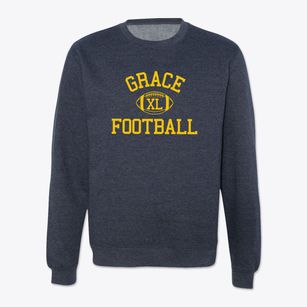 Grace Catholic School Classic Football Crewneck Sweatshirt