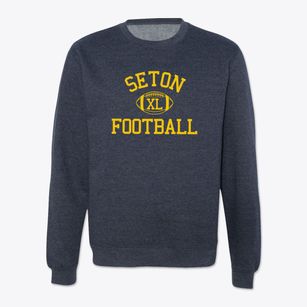 Seton Catholic School Classic Football Crewneck Sweatshirt