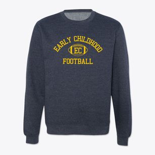 Early Childhood Learning Center Classic Football Crewneck Sweatshirt