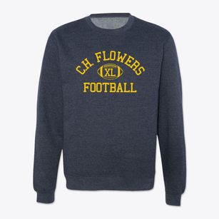 Charles Herbert Flowers High School Classic Football Crewneck Sweatshirt