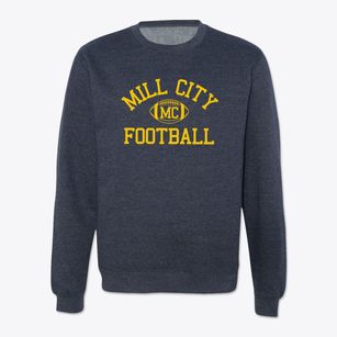 Mill City Montessori School Classic Football Crewneck Sweatshirt