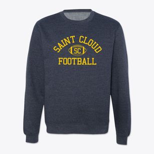 Saint Cloud Christian School Classic Football Crewneck Sweatshirt