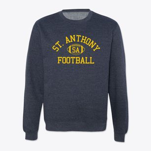 Saint Anthony School Classic Football Crewneck Sweatshirt
