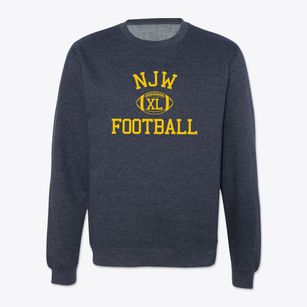 Njw Classic Football Crewneck Sweatshirt