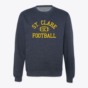 Saint Clare School Classic Football Crewneck Sweatshirt