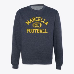 Marcella M Foley Junior High School Classic Football Crewneck Sweatshirt