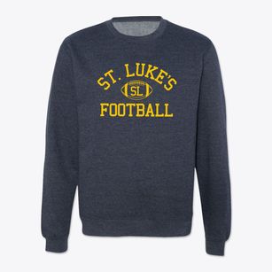 Saint Luke's School Classic Football Crewneck Sweatshirt