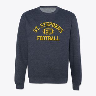 Saint Stephen's Lutheran School Classic Football Crewneck Sweatshirt