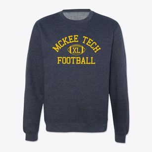 Mckee Staten Island Tech High School Classic Football Crewneck Sweatshirt