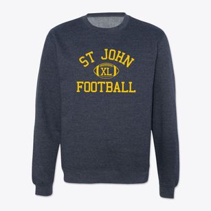 St John The Evangelist Parish Classic Football Crewneck Sweatshirt