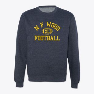 N F Wood Advanced Technology Center Classic Football Crewneck Sweatshirt