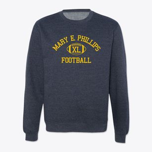 Mary E. Phillips High School Classic Football Crewneck Sweatshirt