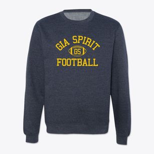 Gia School Spirit Classic Football Crewneck Sweatshirt