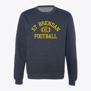 St Brendan Parish Classic Football Crewneck Sweatshirt
