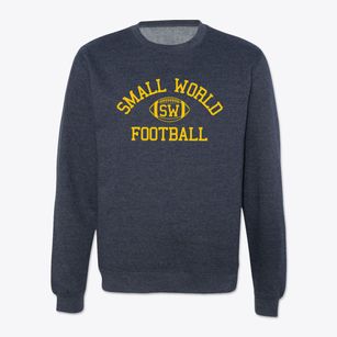Small World Childrens Center Classic Football Crewneck Sweatshirt