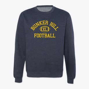 Bunker Hill Kindergarten Classic Football Crewneck Sweatshirt