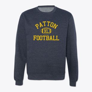 Patton School Classic Football Crewneck Sweatshirt