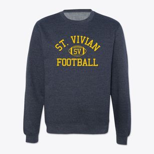 St. Vivian Classic Football Crewneck Sweatshirt