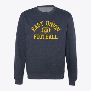 East Union High School Classic Football Crewneck Sweatshirt
