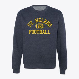 Saint Helens School Classic Football Crewneck Sweatshirt