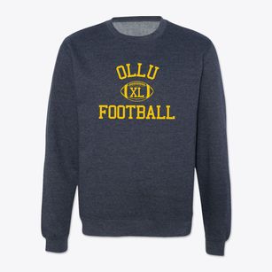 Ollu Classic Football Crewneck Sweatshirt