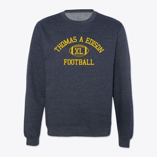 Thomas A Edison Environmental Science Classic Football Crewneck Sweatshirt