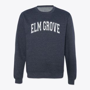 Elm Grove Elementary School Varsity Arch Crewneck Sweatshirt