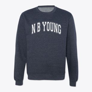 N B Young Middle Magnet School Varsity Arch Crewneck Sweatshirt